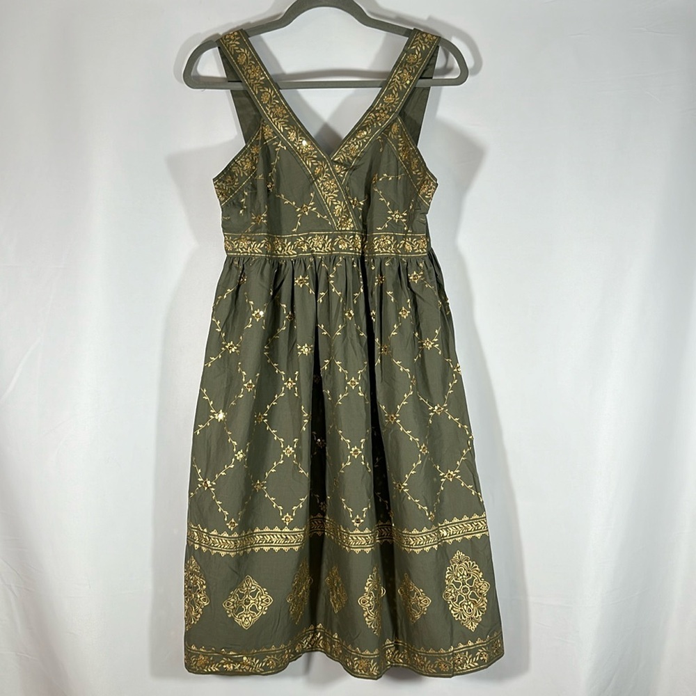 MICHAEL Michael Kors Green Sequined Dress